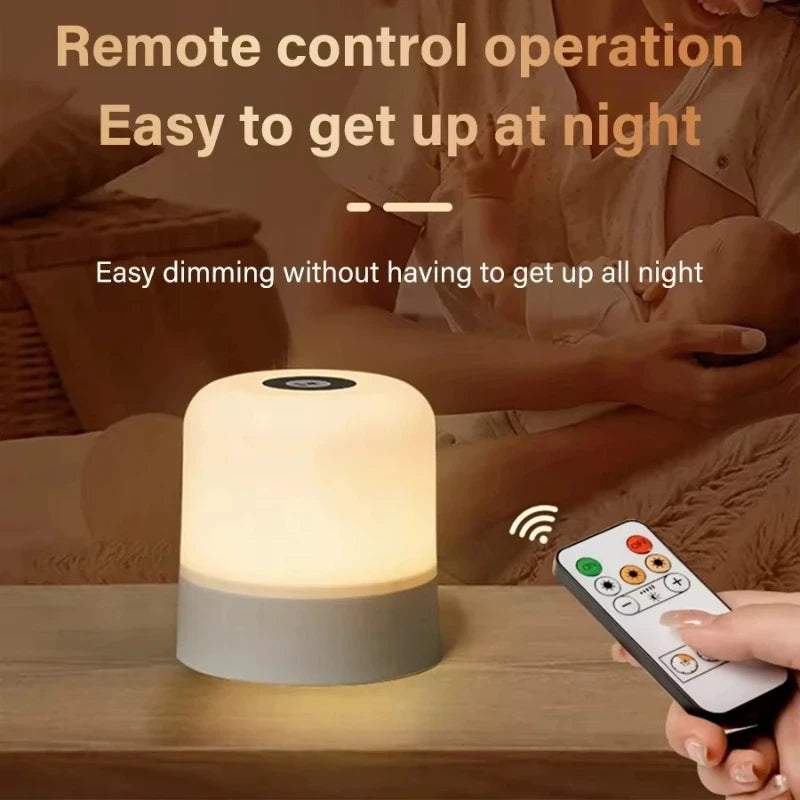 Color Changing Touch Lamp - LED Bedside Night Light