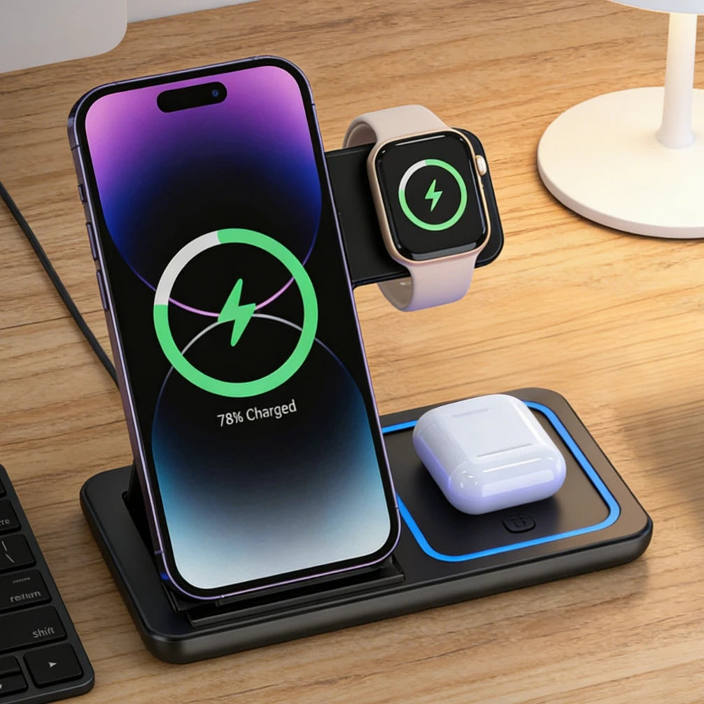 3-in-1 Wireless Charging Station