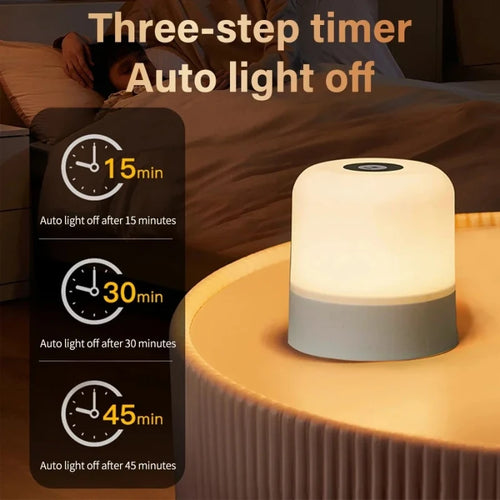 Color Changing Touch Lamp - LED Bedside Night Light