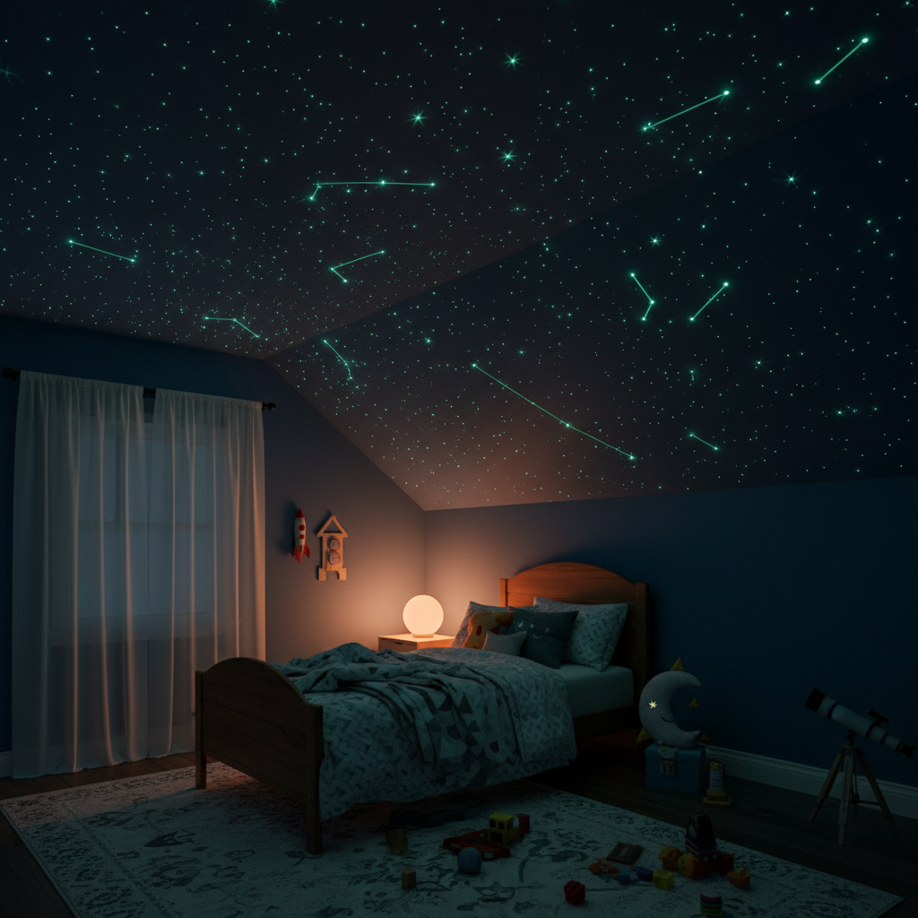 Glow Stars on Ceiling