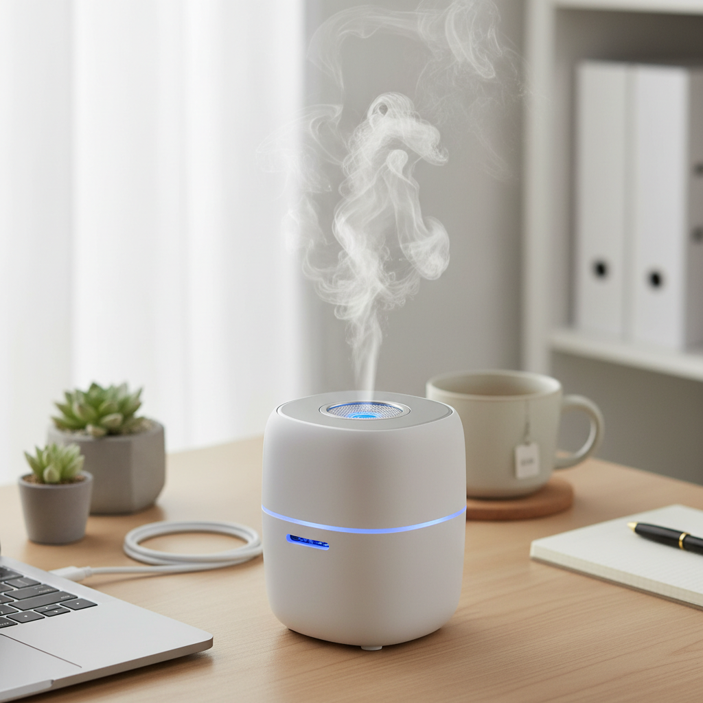 Humidifier on Desk