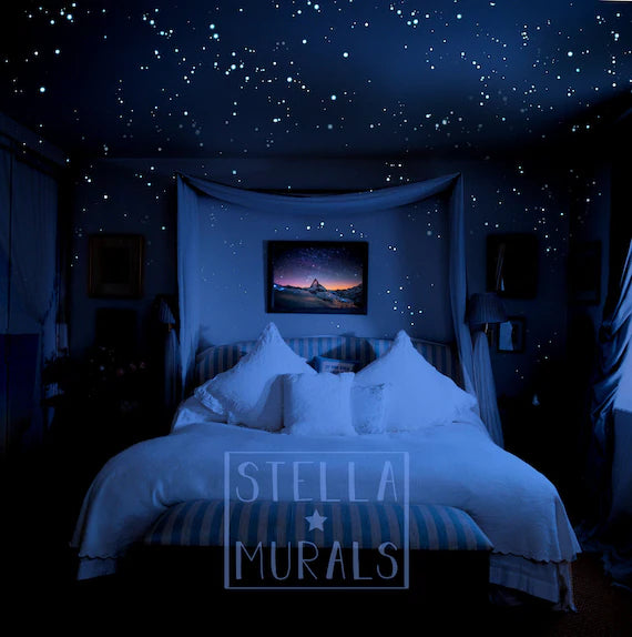 Glow In The Dark Stars - Ceiling Wall Stickers for Kids Room