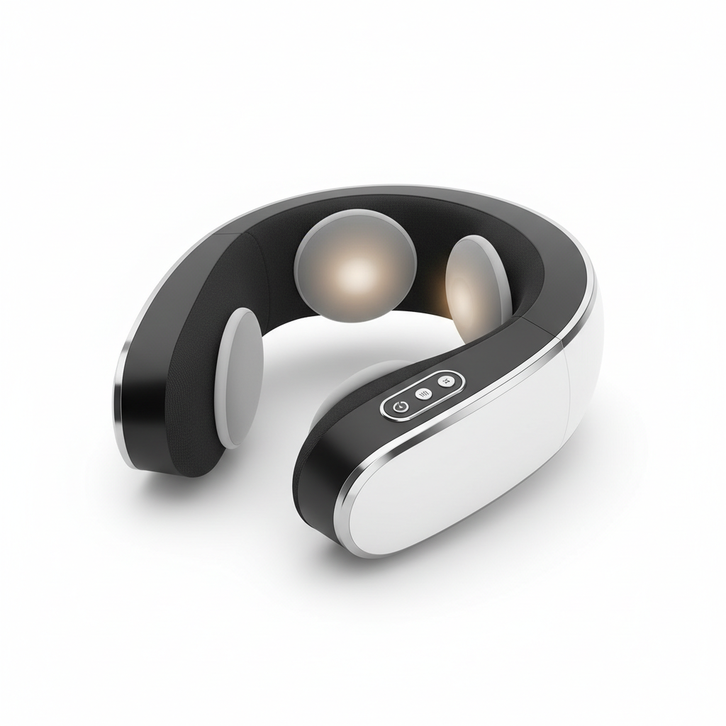 Portable Neck Massager white background