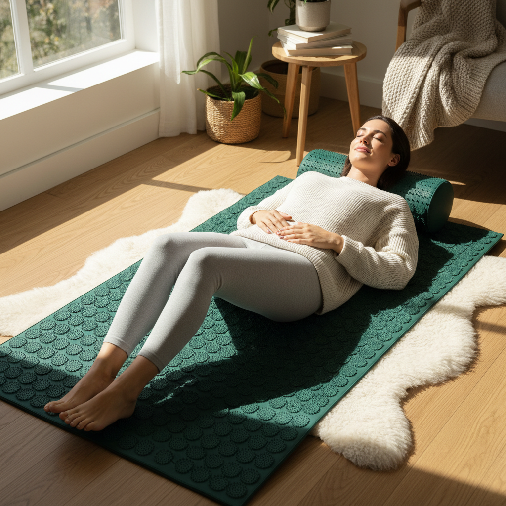 Acupressure mat lifestyle