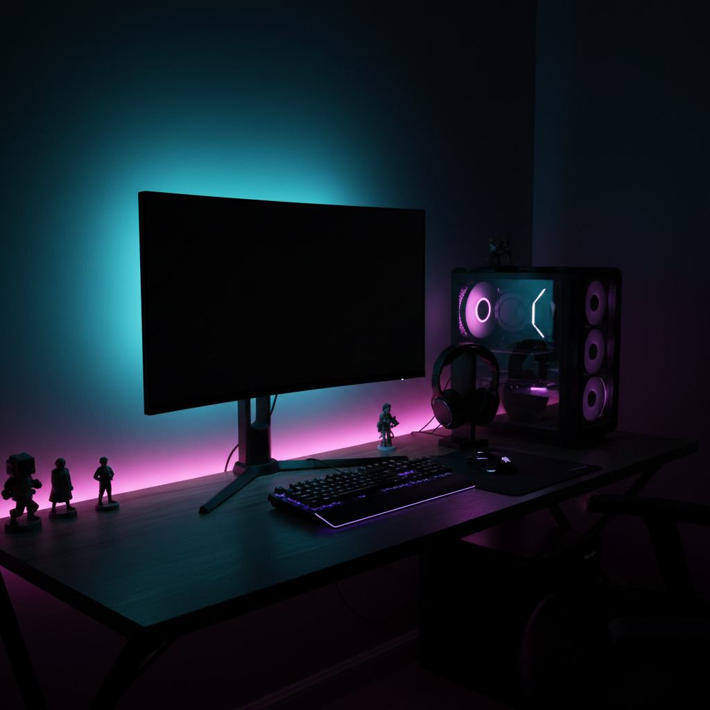 LED Gaming Setup