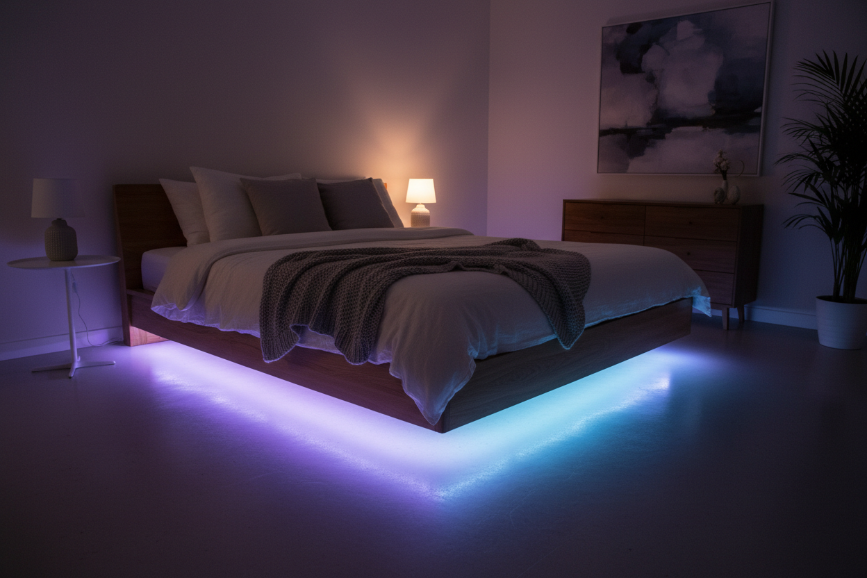 LED Strips Under Bed