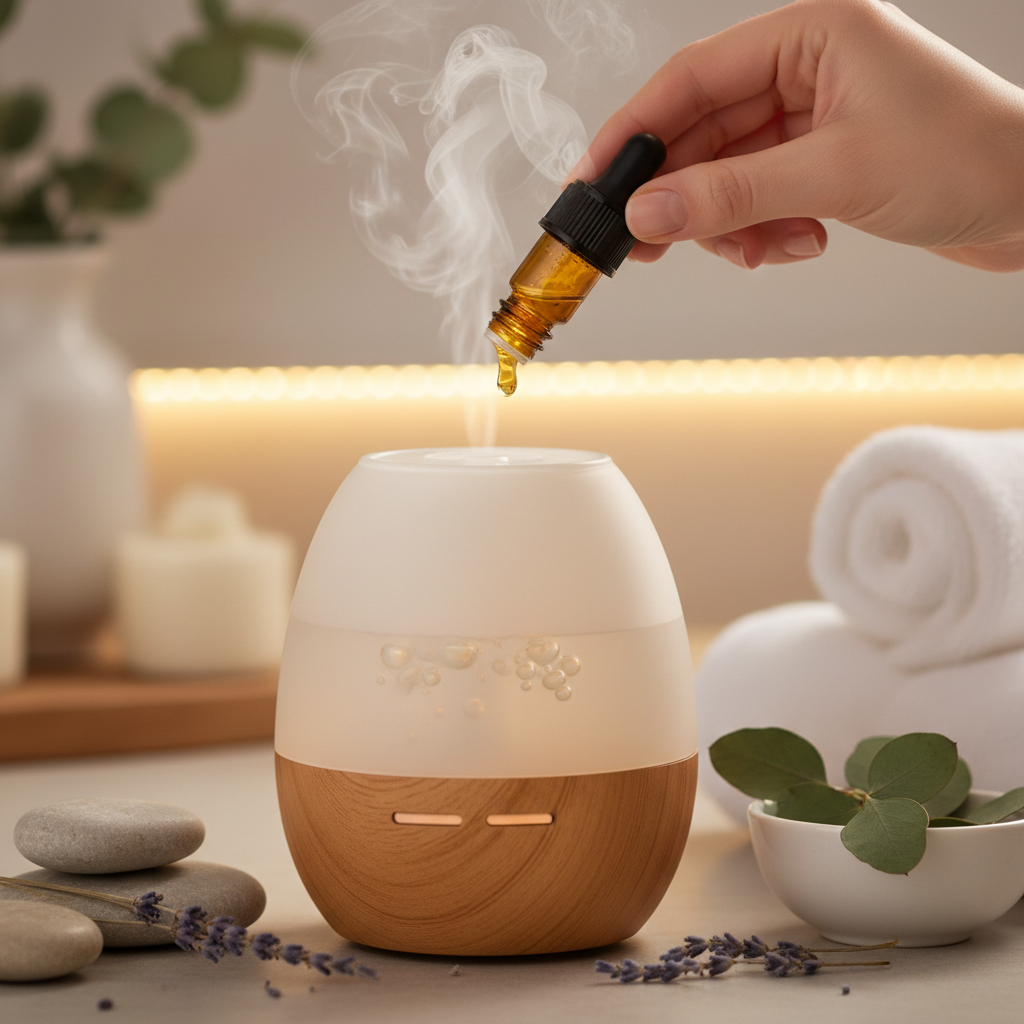 With Essential Oil